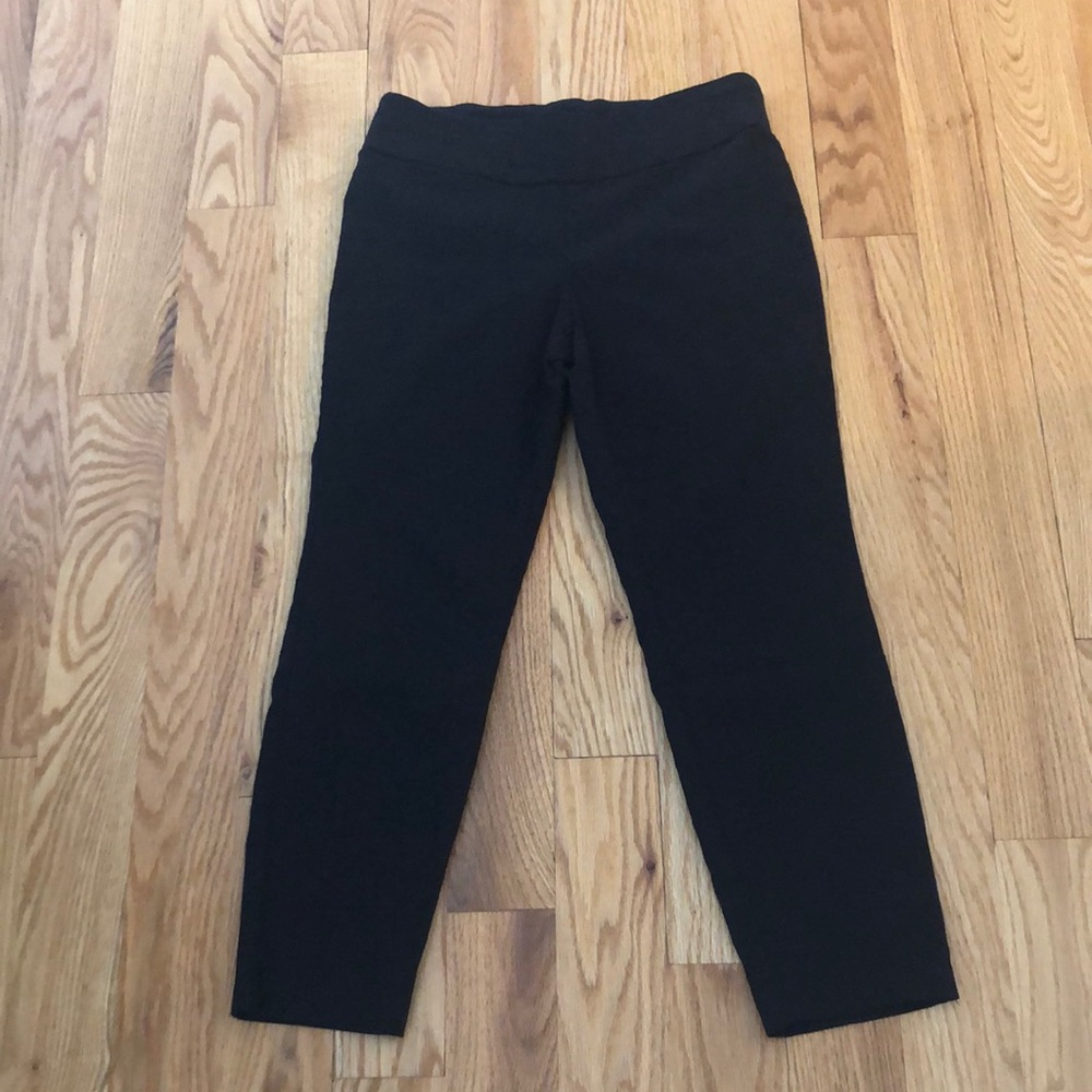 Alfani Petite Black Pull On Pants Size 8PS EUC